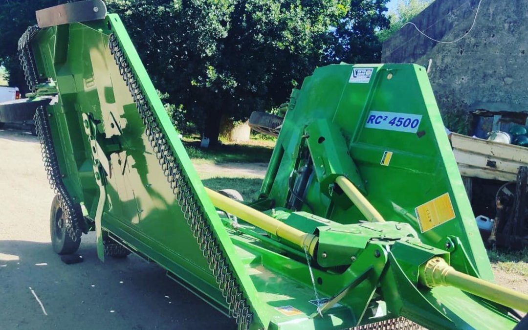 Entrega de rotativa Tatú 4,50 mts. con alas hidráulicas