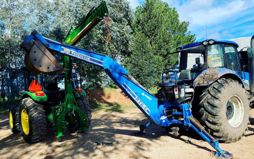 Entregamos en establecimiento retro TATÚ usada para tractor!