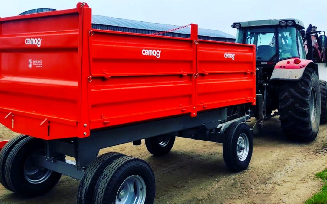 Entregamos vagón forrajero de 6 toneladas con volcadora marca Cemag!