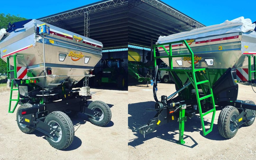 Entregamos fertilizadora donder 4000lts acero inoxidable en tándem