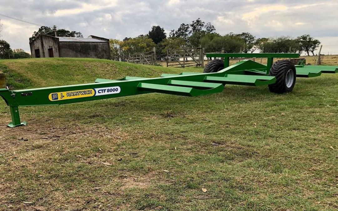 Entregamos transportador de 8 fardos marca Hartwich