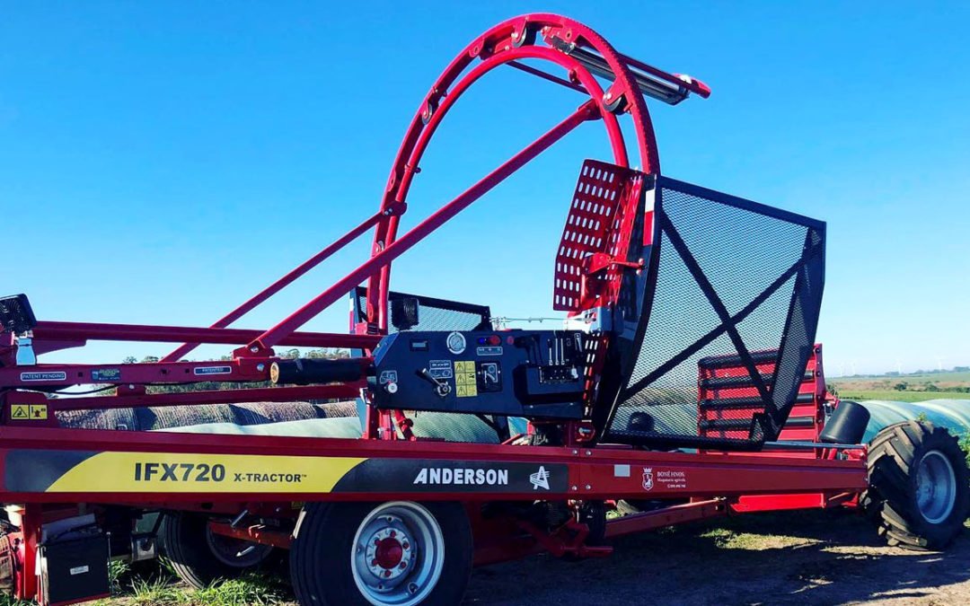 Entregamos envolvedora de fardos continuo marca Anderson!