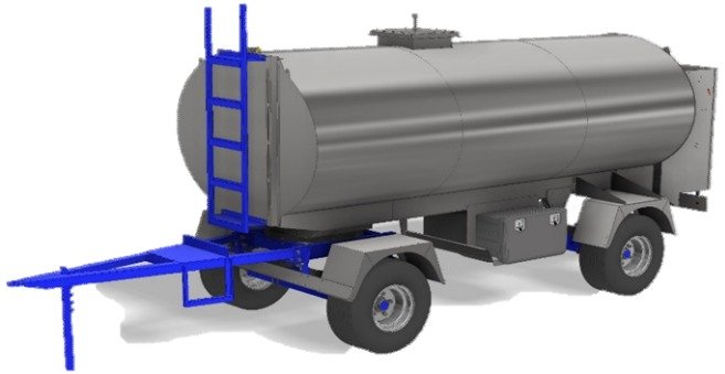 Acoplado cisterna 10200 litros - Imagen 2