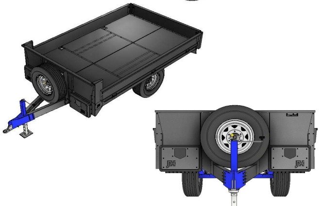 Acoplado forrajero 2000 kg AF 2031 - Imagen 3