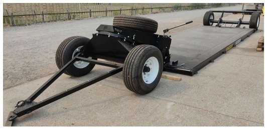 Carro transporte plataforma hidráulico 4 TT - Imagen 3